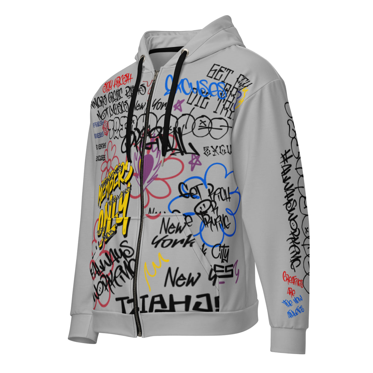 【New Era】TIE DYING SPRAY GRAFFITI ZIP UP HOODIE☆大人気☆ New Era】 ☆ TIE DYING SPRAY GRAFFITI ZIP UP HOODIE ☆