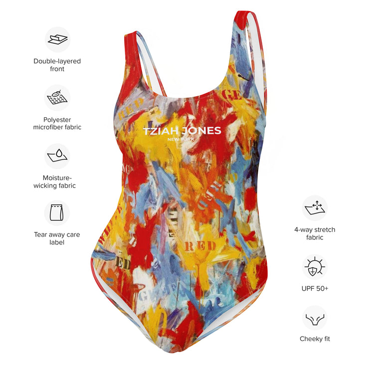 ART LOVERS ONE-PIECE SWIMSUIT