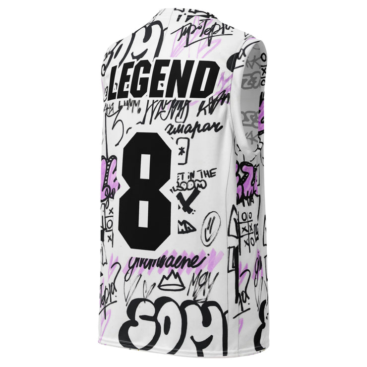 Sublimated Basketball Jersey Legends style