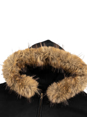 TZIAH JONES Detachable Fur Hoodie